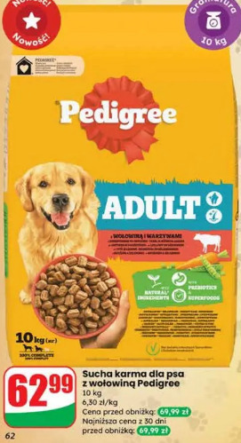 Pedigree sucha karma dla psa z wołowiną