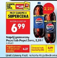 Napój gazowany Pepsi lub Pepsi Zero