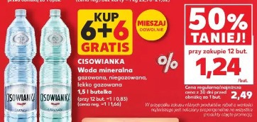 Cisowianka Woda mineralna gazowana, niegazowana, lekko gazowana
