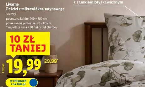 Livarno Pościel z mikrowłókna satynowego