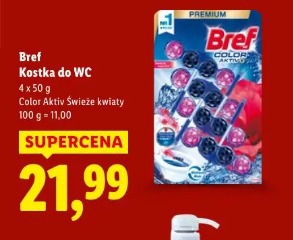 Bref Kostka do WC Color Aktiv Świeże kwiaty