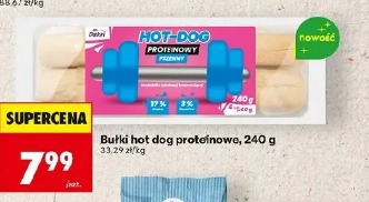 Bułki hot dog proteinowe