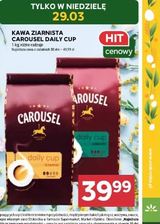 Kawa ziarnista Carousel Daily Cup