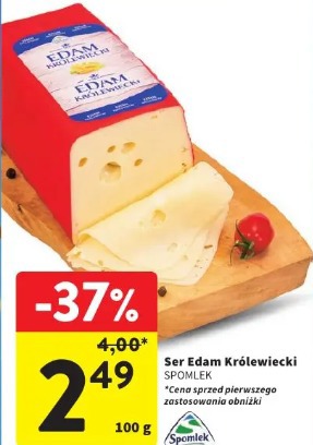 Ser Edam Królewiecki Spomlek