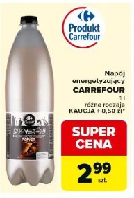 Napój energetyzujący Carrefour