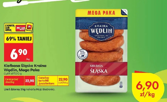 Kiełbasa Śląska Kraina Wędlin