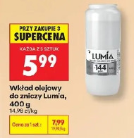 Wkład olejowy do zniczy Lumia