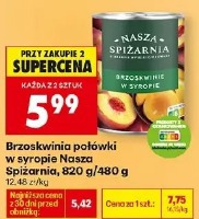 Brzoskwinia połówki w syropie Nasza Spiżarnia