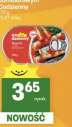 Szprot w sosie pomidorowym Codzienny