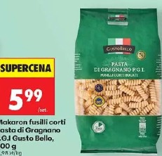 Makaron fusilli corti Pasta di Gragnano P.G.I. Gusto Bello