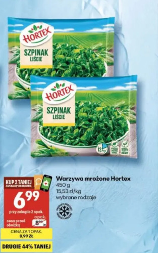 Warzywa mrożone Hortex