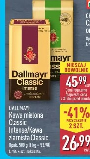 Dallmayr Kawa mielona Classic Intense/Kawa ziarnista Classic