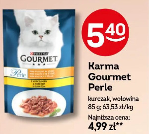 Karma Gourmet Perle kurczak, wołowina