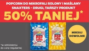 Popcorn do mikrofali solony i maślany Snaxters