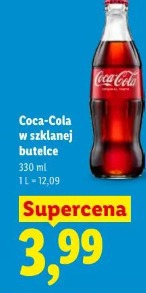Coca-Cola w szklanej butelce