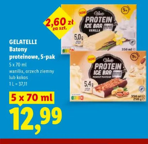 Gelatelli Batony proteinowe, 5-pak