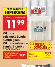 Wkłady zalewane Lumia, 4x200 g lub Wkłady zalewane Lumia, 3x260 g