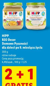 HiPP BIO Deser Domowe Pyszności dla dzieci po 9. miesiącu życia