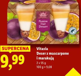 Vitasia Deser z mascarpone i marakują