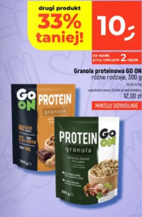Granola proteinowa Go On