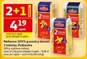 Makaron 100% pszenicy durum 2 minuty, Podravka