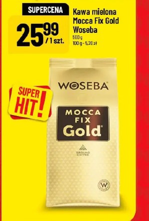 Kawa mielona Mocca Fix Gold Woseba