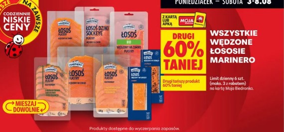Wszystkie wędzone łososie Marinero