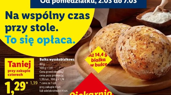 Bułka wysokobiałkowa