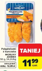 Polędwiczki z kurczaka MORLINY ANIMEX