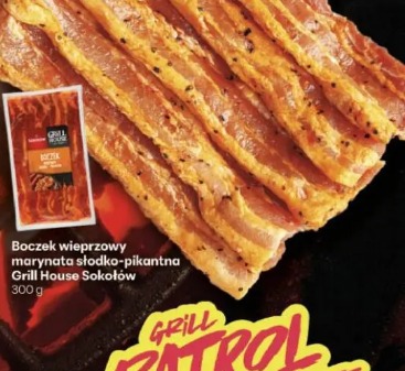 Boczek wieprzowy marynata słodko-pikantna Grill House Sokołów
