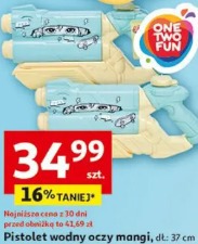 Pistolet wodny oczy mangi One Two Fun