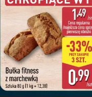 Bułka fitness z marchewką