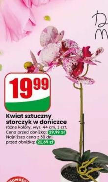 Kwiat sztuczny storczyk w doniczce
