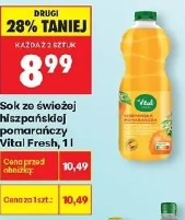 Sok ze świeżej hiszpańskiej pomarańczy Vital Fresh
