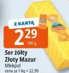 Ser żółty Złoty Mazur Mlekpol