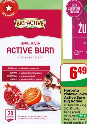 Herbata ziołowo-owocowa Active Burn Big Active