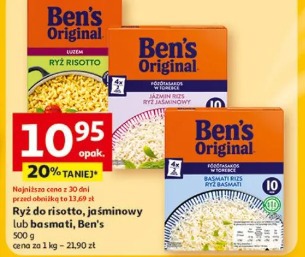 Ryż do risotto, jaśminowy lub basmati Ben's
