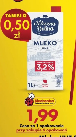 Mleczna Dolina Mleko UHT 3,2%