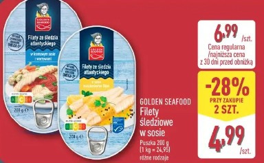 Golden Seafood Filety śledziowe w sosie