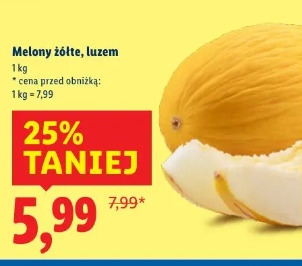 Melony żółte