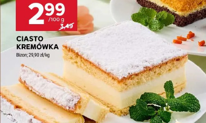 Ciasto Kremówka Bizon