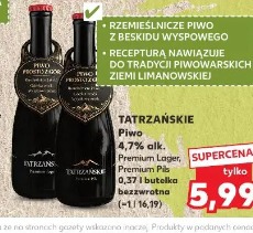 Tatrzańskie Piwo 5,7% alk. Premium Lager