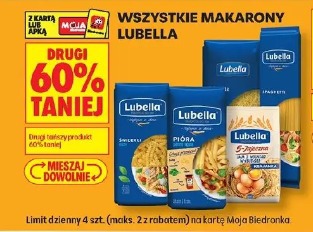 Wszystkie makarony Lubella