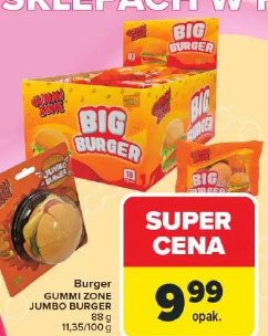 Burger GUMMI ZONE JUMBO BURGER