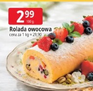 Rolada owocowa