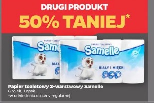 Papier toaletowy 2-warstwowy Samelle