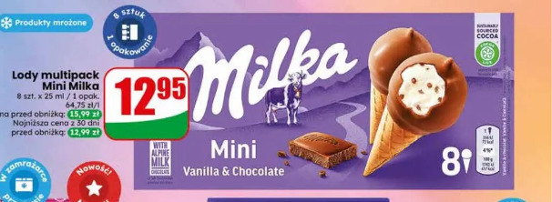 Lody multipack Mini Milka