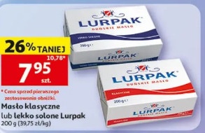 Masło klasyczne lub lekko solone Lurpak