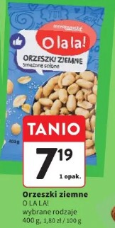 Orzeszki ziemne O LA LA! smażone solone