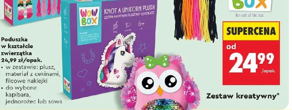 Poduszka w kształcie zwierzątka Wow Box